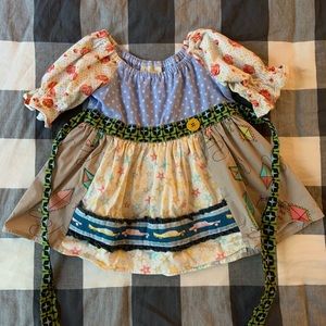 Matilda Jane toddler dress with apron